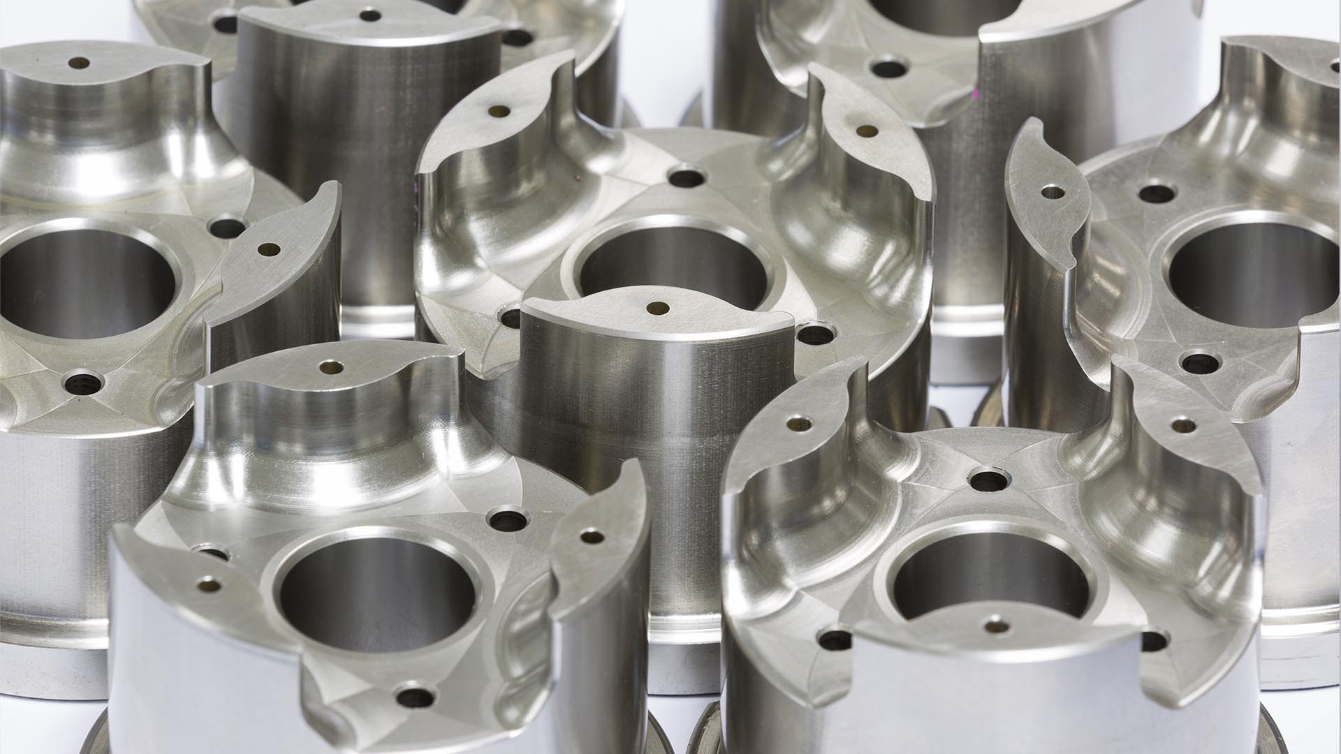 Machined metal parts
