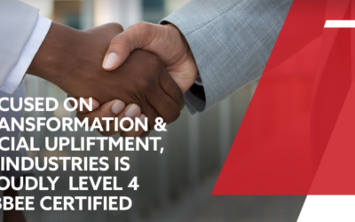 Focused on transformation & social upliftment, BT Industries is proudly Level 4 B-BBEE certified