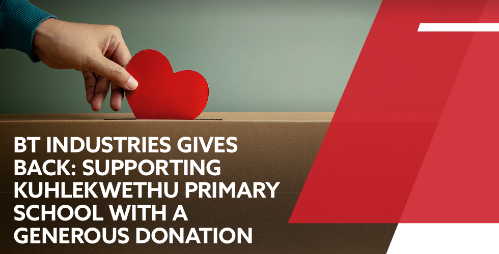 BT Industries gives back: Supporting Kuhlekwethu Primary School with a generous donation