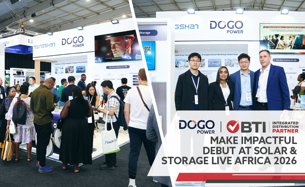 DoGo Power | BT Industries Make Impactful Debut at Solar & Storage Live Africa 2026