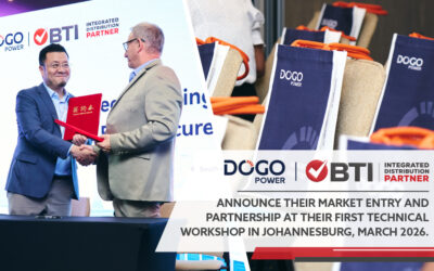 DoGo Power | BT Industries announce their market entry and partnership at their first technical workshop in Johannesburg, March 2026.