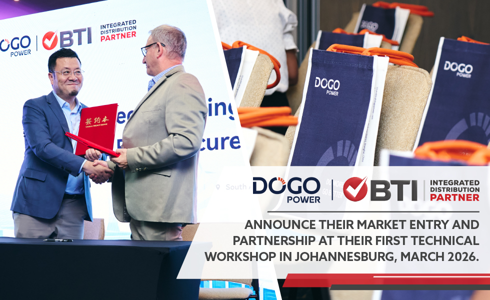 DoGo Power | BT Industries announce their market entry and partnership at their first technical workshop in Johannesburg, March 2026.